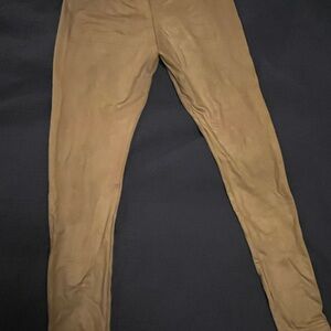 American Apparel Matte Gold Leggings